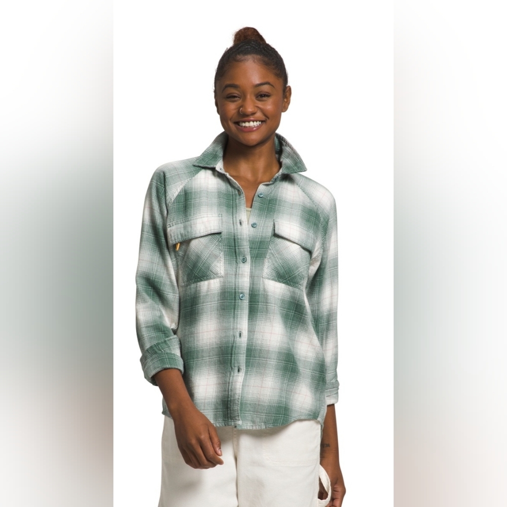The North Face Set Up Camp Flannel  Women's Shirt. Size XS. 100% Cotton.